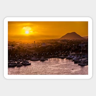 Oranjestad Aruba Sunrise Sticker